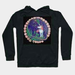 Purple dragon and unicorn Hoodie